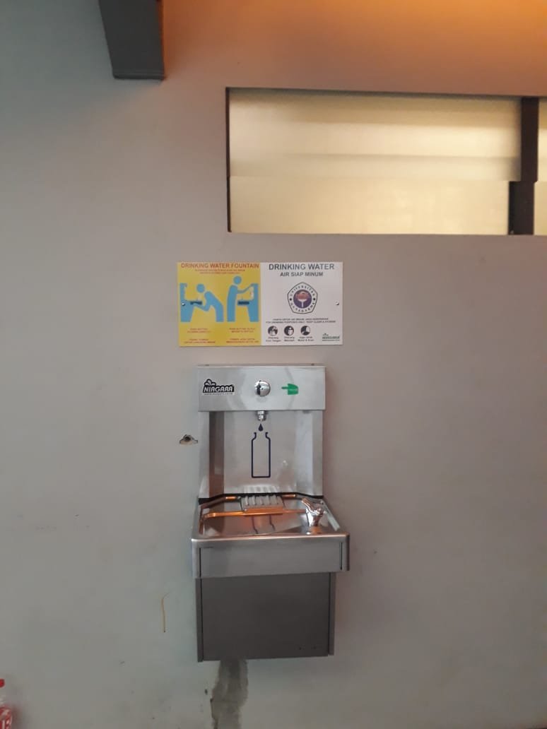 Pemasangan Niagara Drinking Fountain Wall Mounted 229